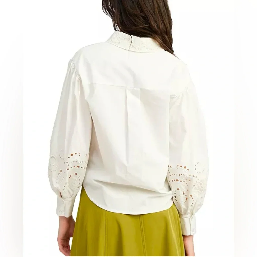 Anthropologie elegant white